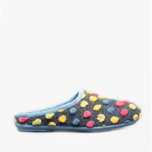 Sleepers AMY Womens Mule Slippers Blue