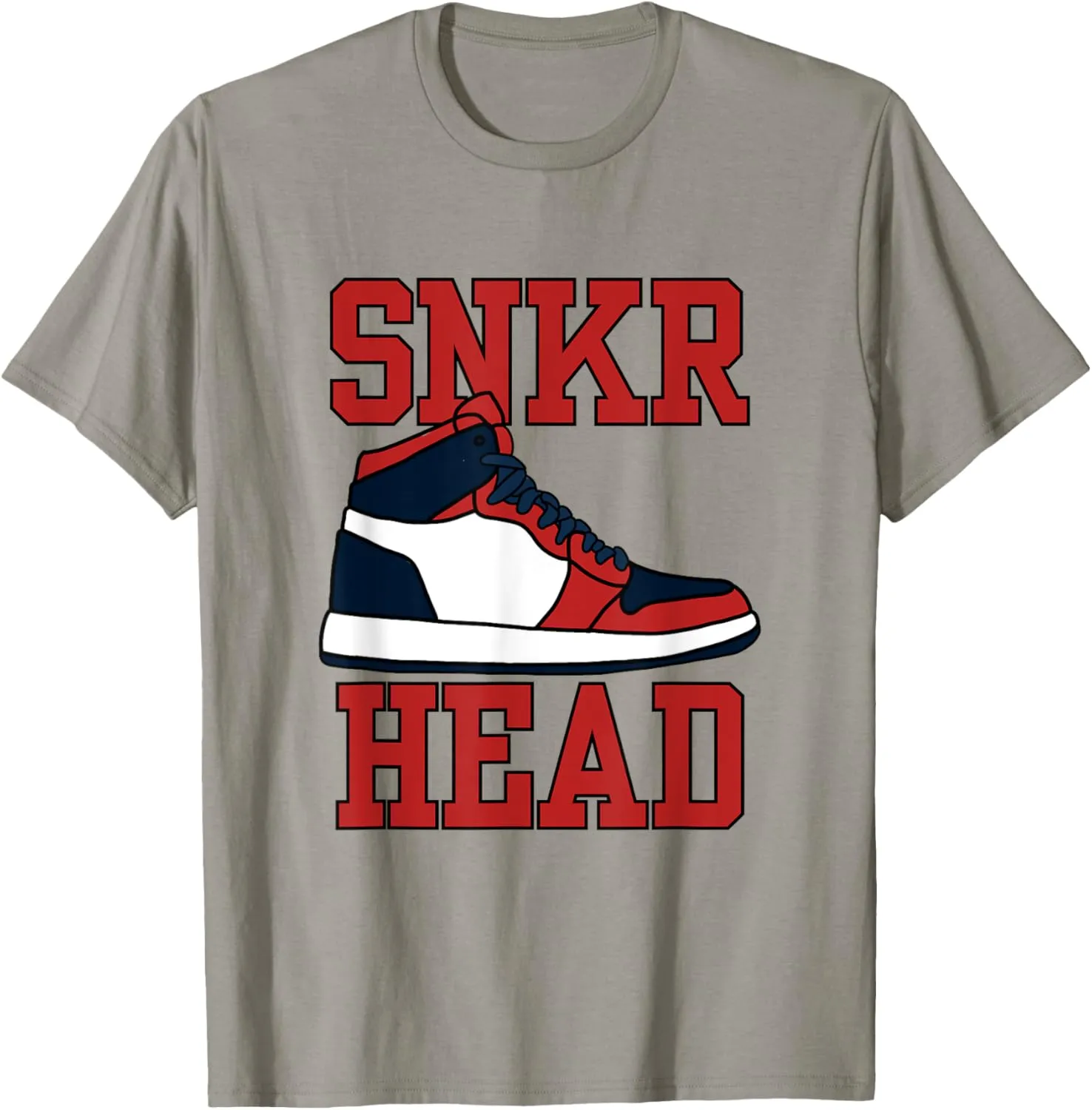 SNKR HEAD High Top Basketball Sneaker Lover Sneaker Head T-Shirt
