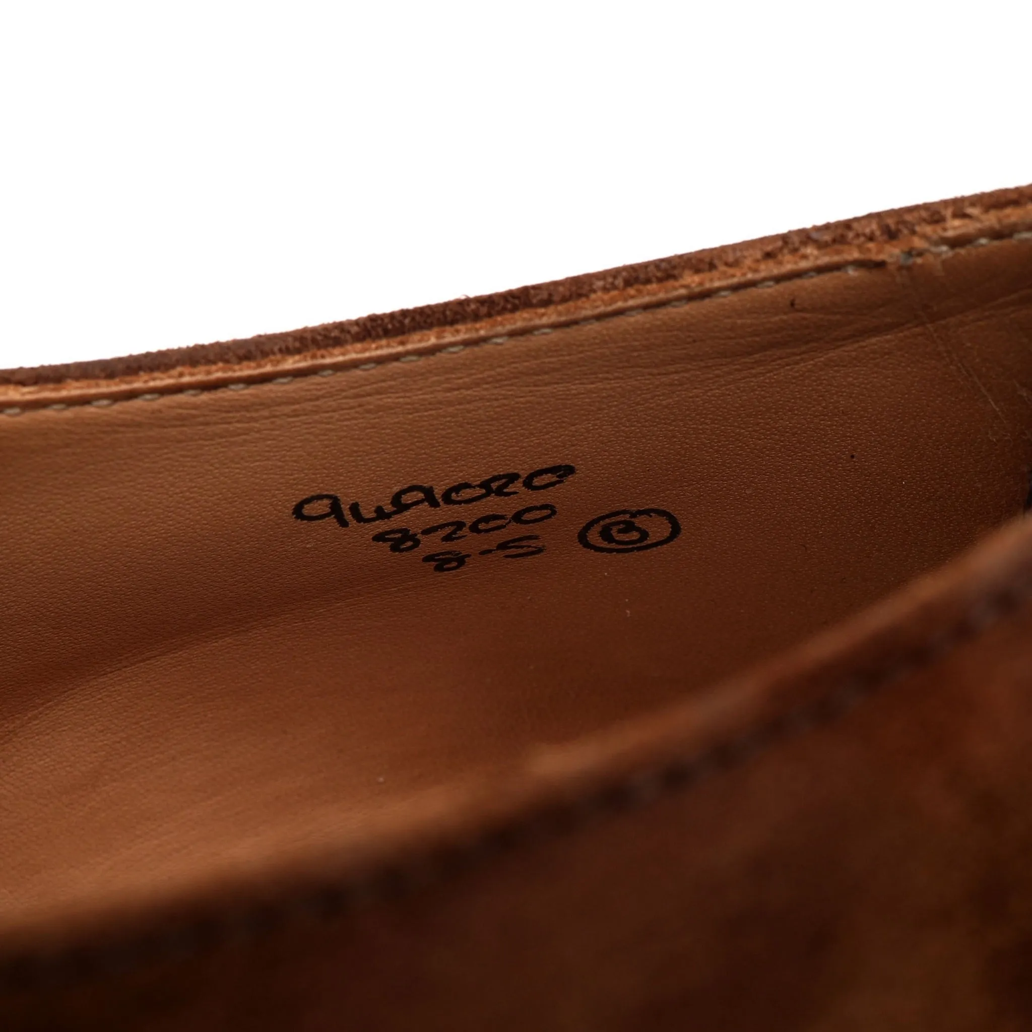 Snuff Brown Suede Derby UK 8