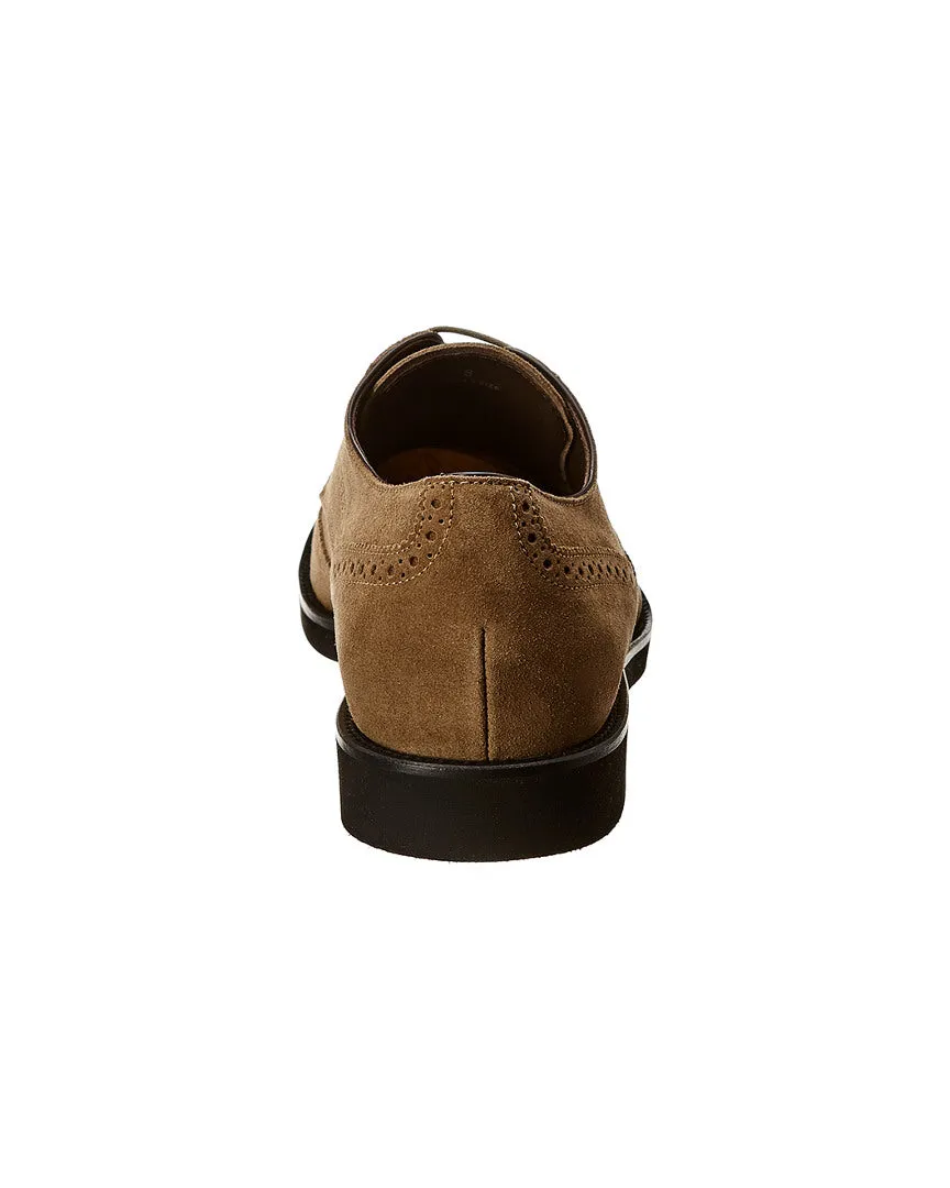 Sole Heel Up Derby Suede Leather Block Well-tested Biscotto Tod's Lace Shoes Rubber No customs hassle Low Men's