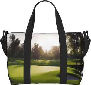 Sports Gym Bag for Women Men Travel Duffel Bag Tote Golf Course Weekender Bag Canvas Carry on Overnight Bag for Travel Swimming Fitness Workout Sports Duffle Bag