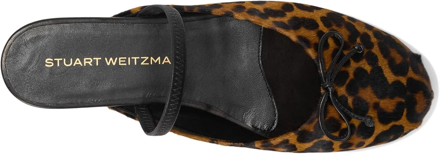 Stuart Weitzman Women's Prima Bow Ballet Mule Pump