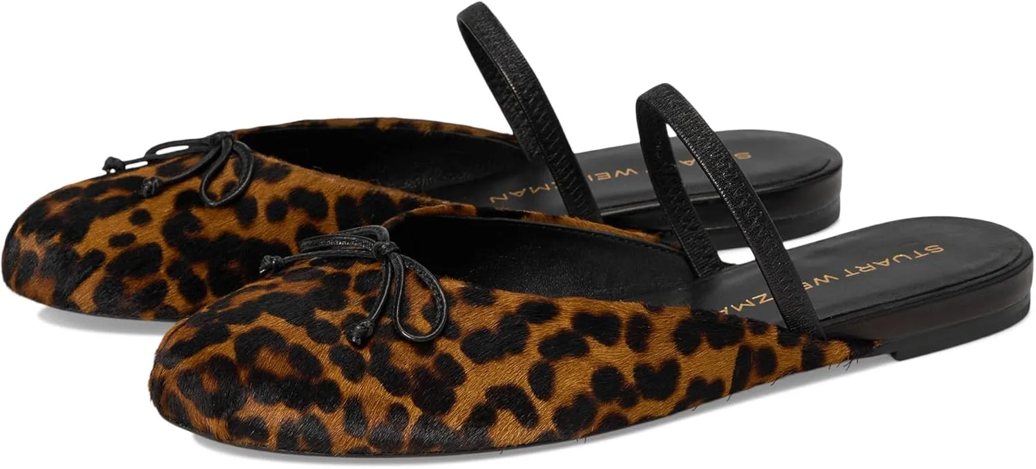 Stuart Weitzman Women's Prima Bow Ballet Mule Pump
