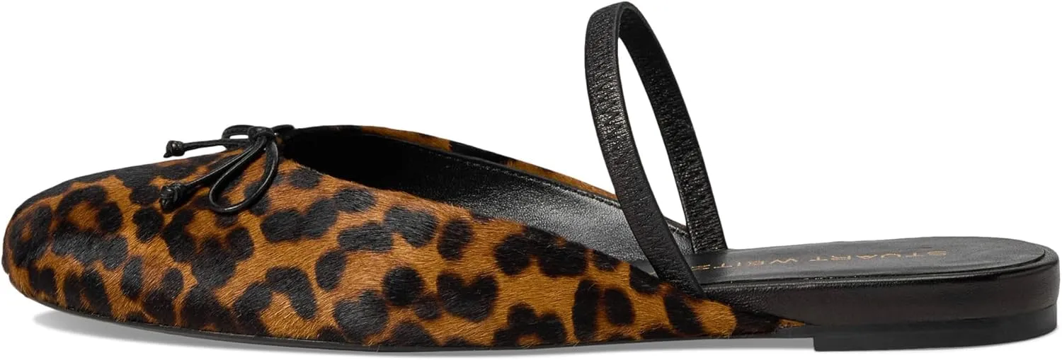 Stuart Weitzman Women's Prima Bow Ballet Mule Pump