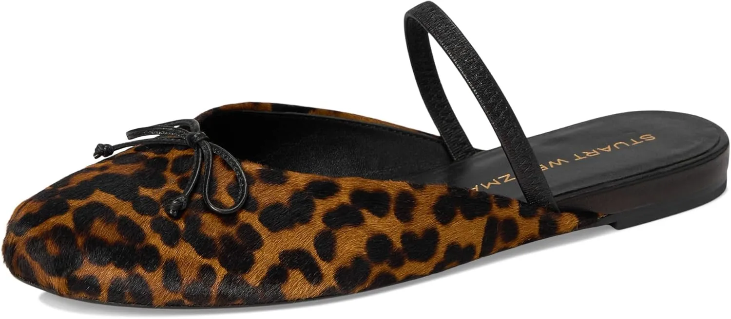 Stuart Weitzman Women's Prima Bow Ballet Mule Pump