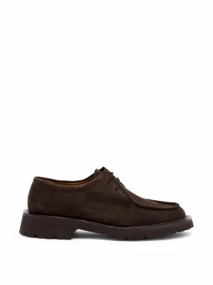 Suede Derby shoes