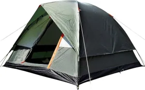 Tents for Camping Dome Tent with Snow Skirt Double Layer Outdoor Windproof 3-4 Person Camping Hiking Tent