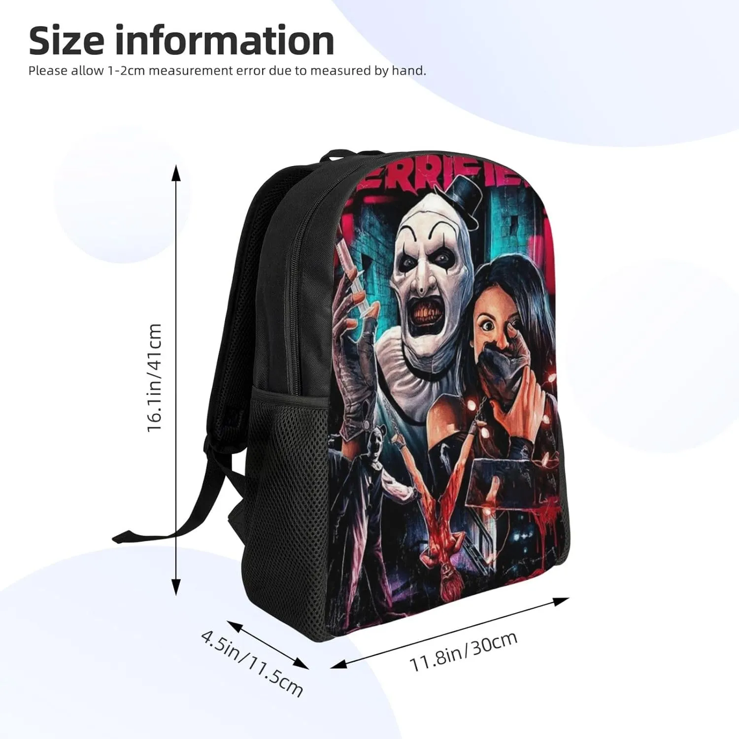 Terrifier Backpack, Leisure Travel Sports Backpack, Lightweight And Large Capacity