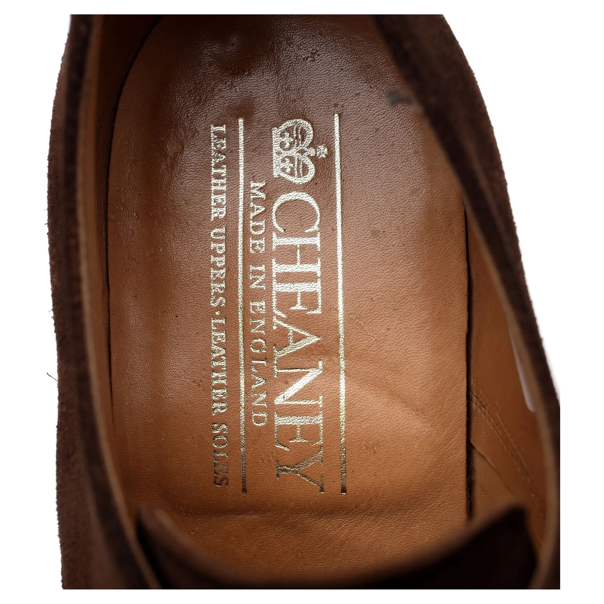 'Toby II' Dark Brown Suede Apron Derby UK 6 F