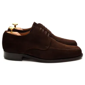 'Toby II' Dark Brown Suede Apron Derby UK 6 F