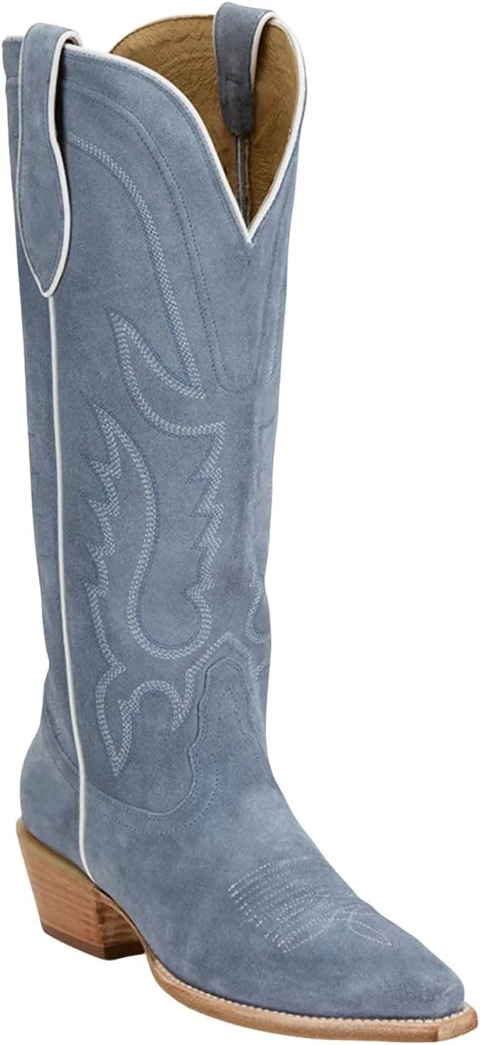 Tony Lama Women's Derby Liz Tall Western Boot Snip Toe - Dr4261