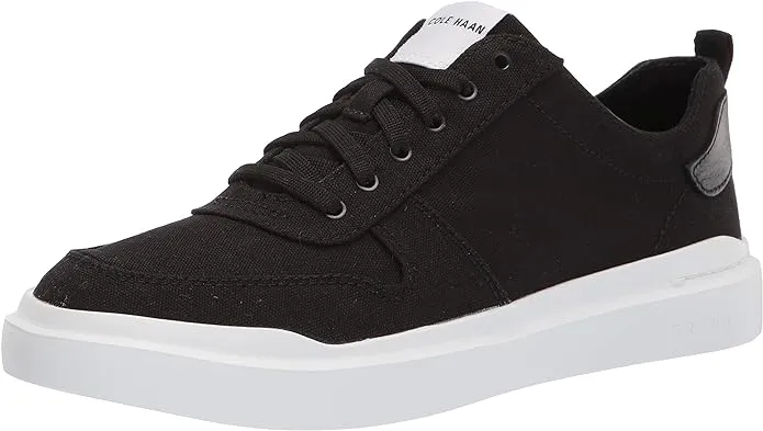 Top Black/Optic Price-cut Sneakers White Rally International coverage Grandpro Cole Haan Canvas Court Lace Up Low
