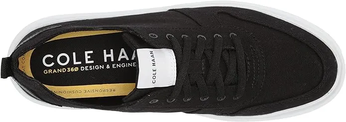 Top Black/Optic Price-cut Sneakers White Rally International coverage Grandpro Cole Haan Canvas Court Lace Up Low