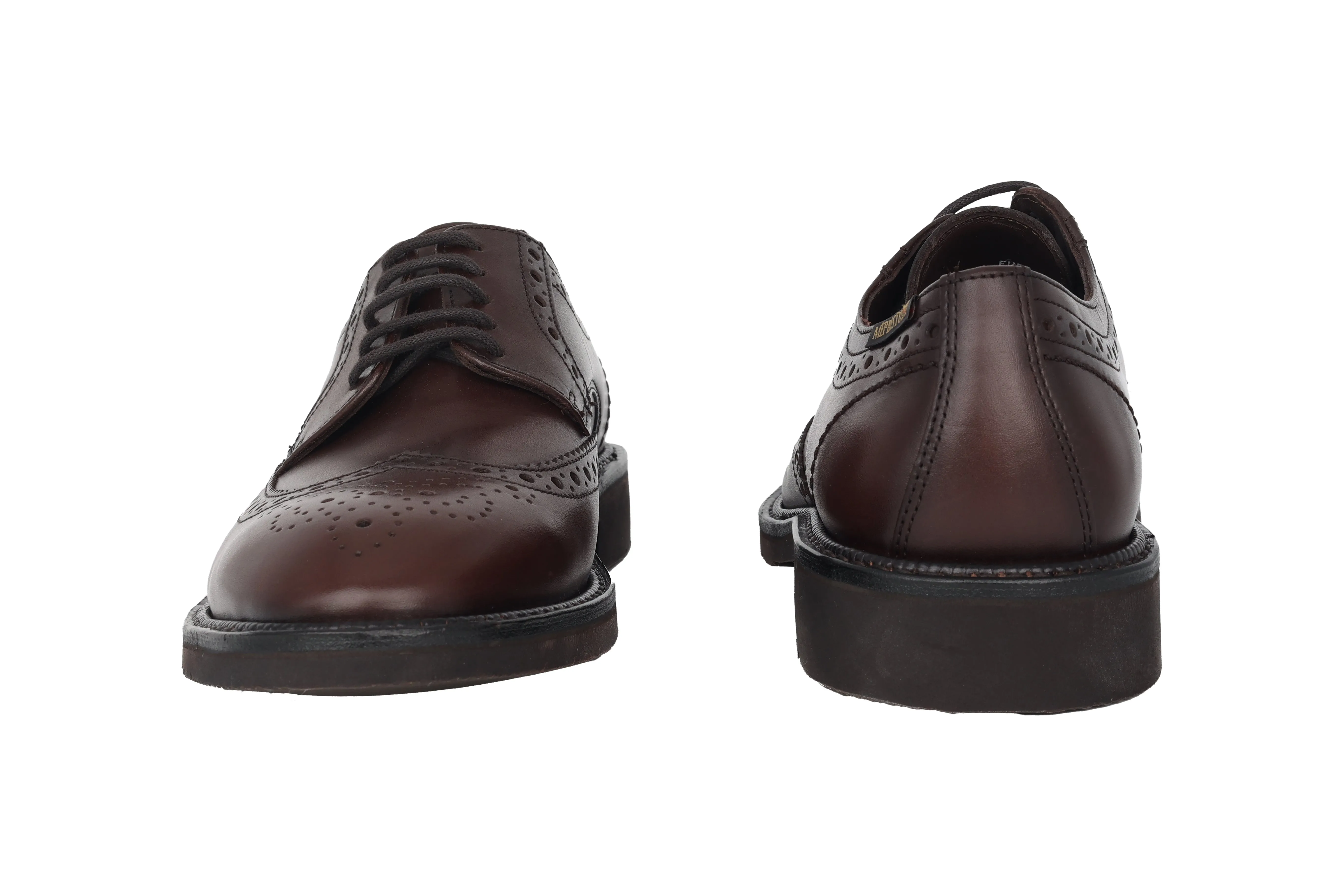 'Tyron' men's lace-up shoe - Brown