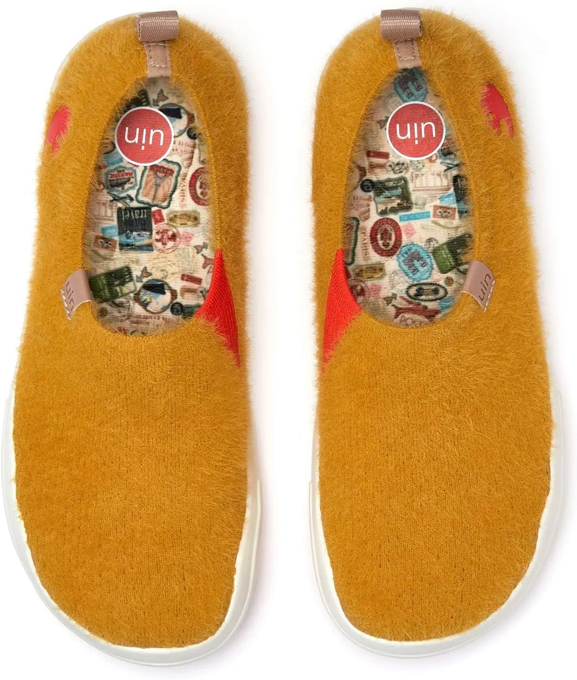 UIN Women's Slip On Loafers Lightweight Walking Sneaker Art Travel Shoes Toledo Ⅷ