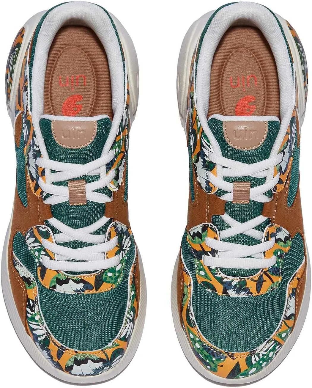 UIN Women's Travel Walking Shoes Art Painted Slip Ons Casual Lightweight Comfortable Chunky Fashion Sneaker Zaragoza Series