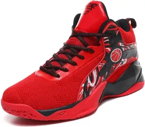 Unisex's High Top Lightweight Fly-Weaving Running Jogging Sneakers Sports Tennis Basketball Shoes