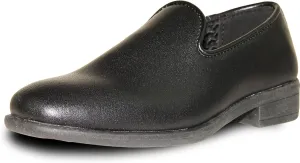 VANGELO Boy Dress Shoe Vallo Oxford Lace Up and Loafer Slip On Formal Tuxedo for Prom Wedding Ortholite Insole Size from Toddler to Big Kid