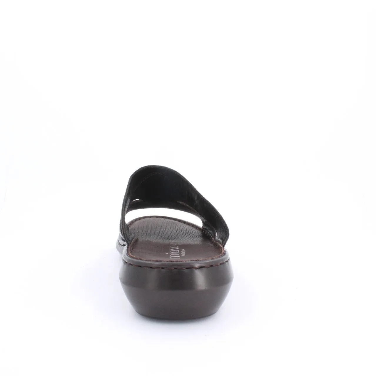 VEELEIF MENS SANDALS - DARK BROWN MONOGRAM
