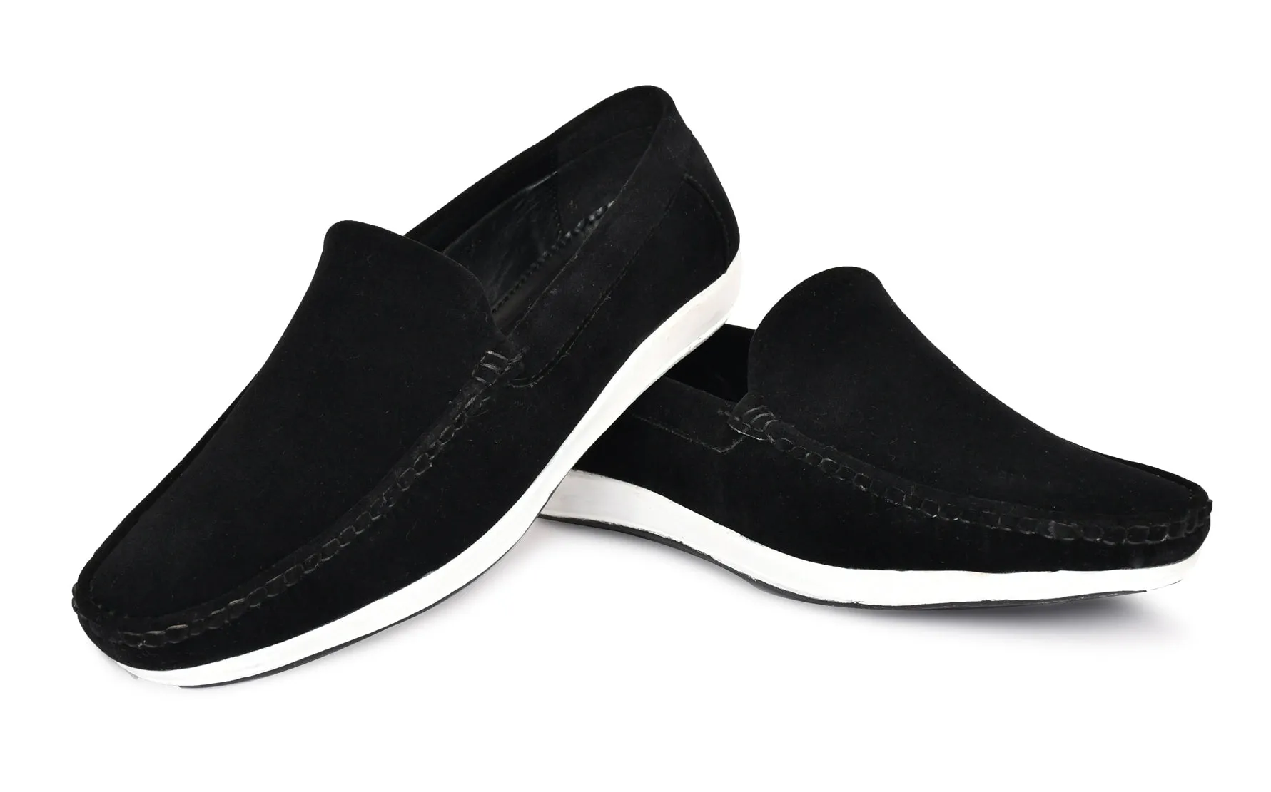 Velvet Classic Pull-on Loafer for Men  Black