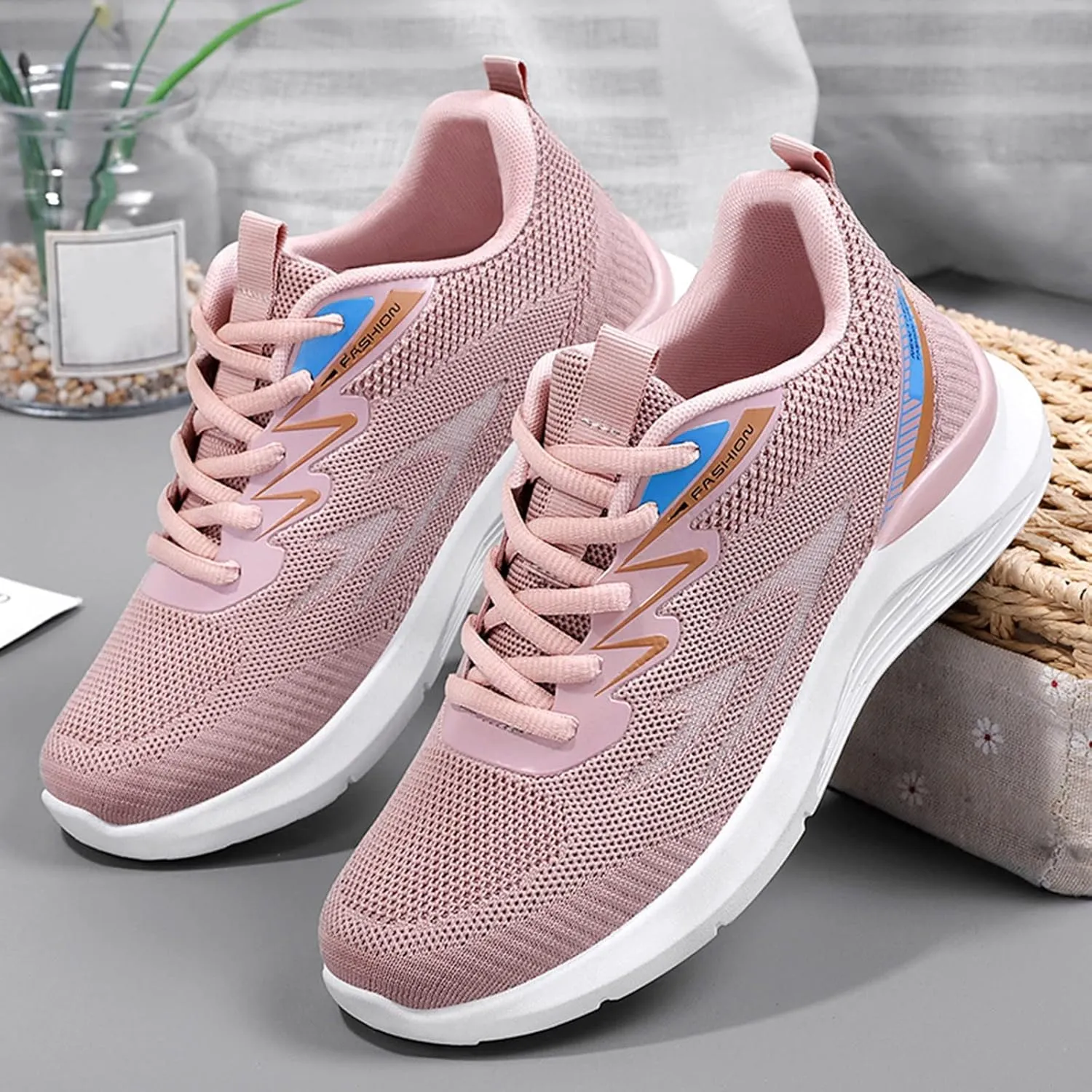 Women Comfortable Slip On Loafers Casual Walking Shoes Lightweight Canvas Sneakers Non Slip Flat Flats