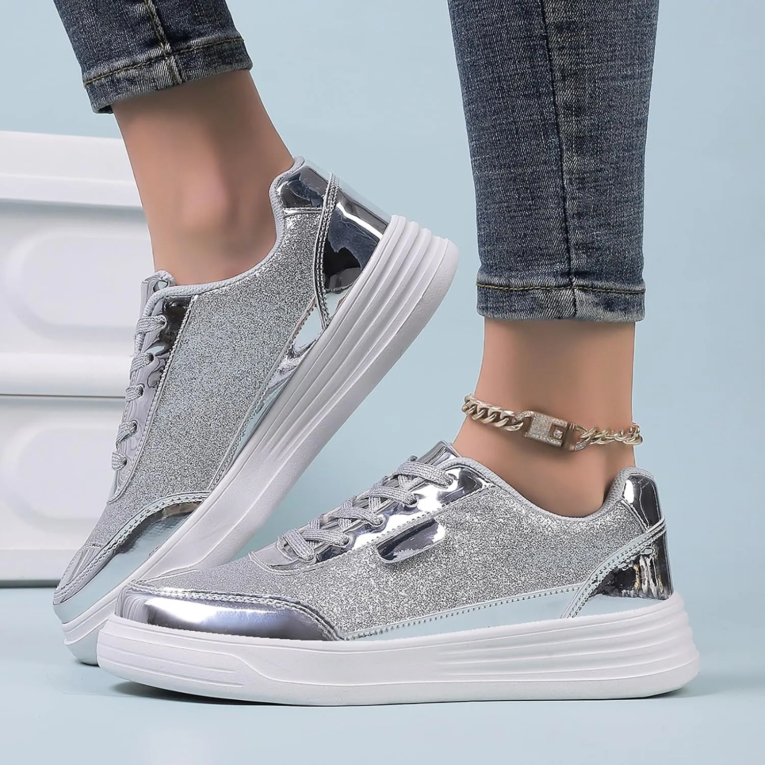 Women Slip On Walking Shoes Comfortable Sneakers Casual Lightweight Canvas Flats Non Slip Breathable Loafers