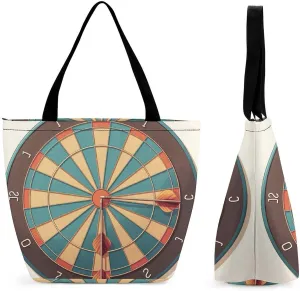 Women's Handbags Arrow Target Board Shopping Bag Leather Tote Bag Satchel Bags