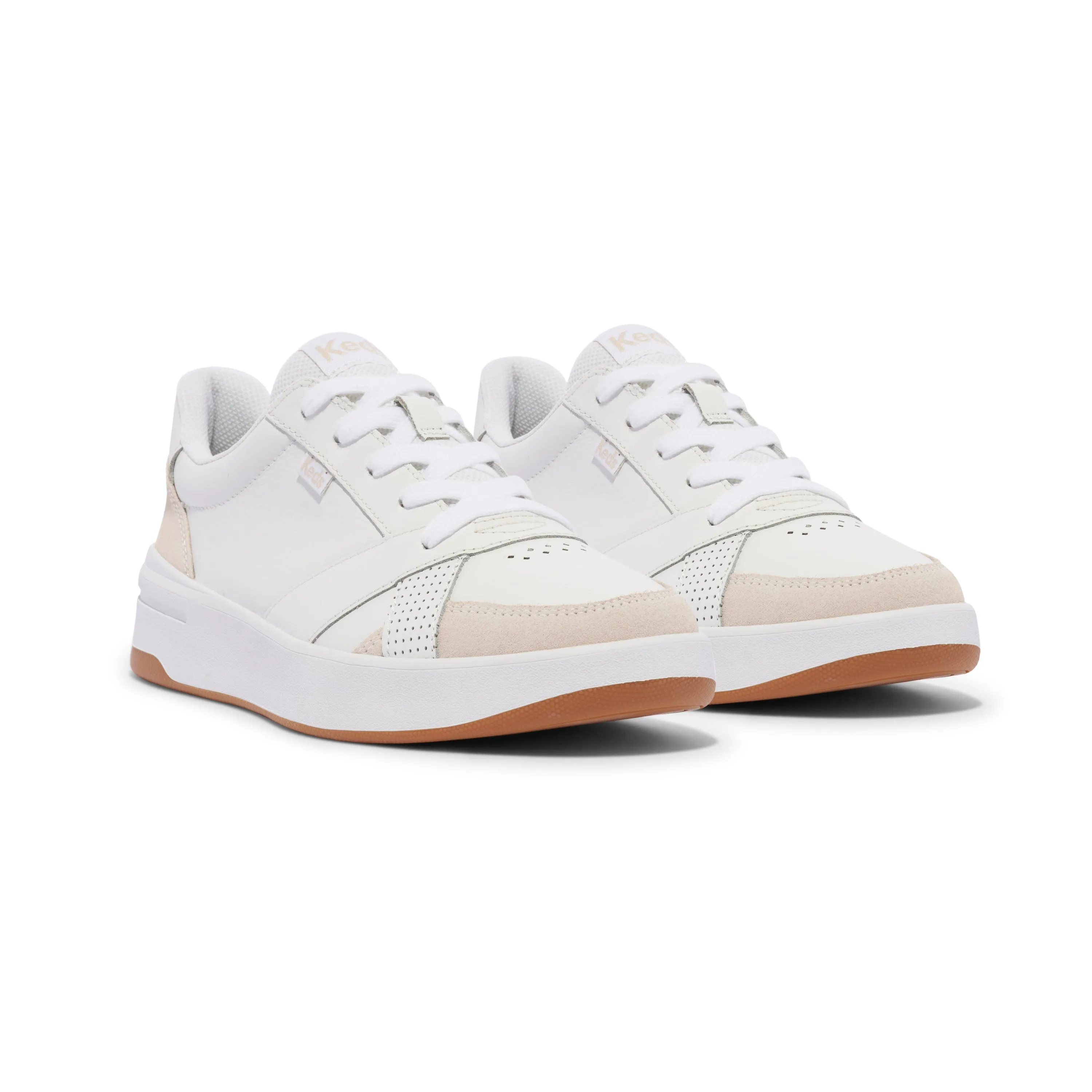 Women's The Court Leather Suede - White/Gum