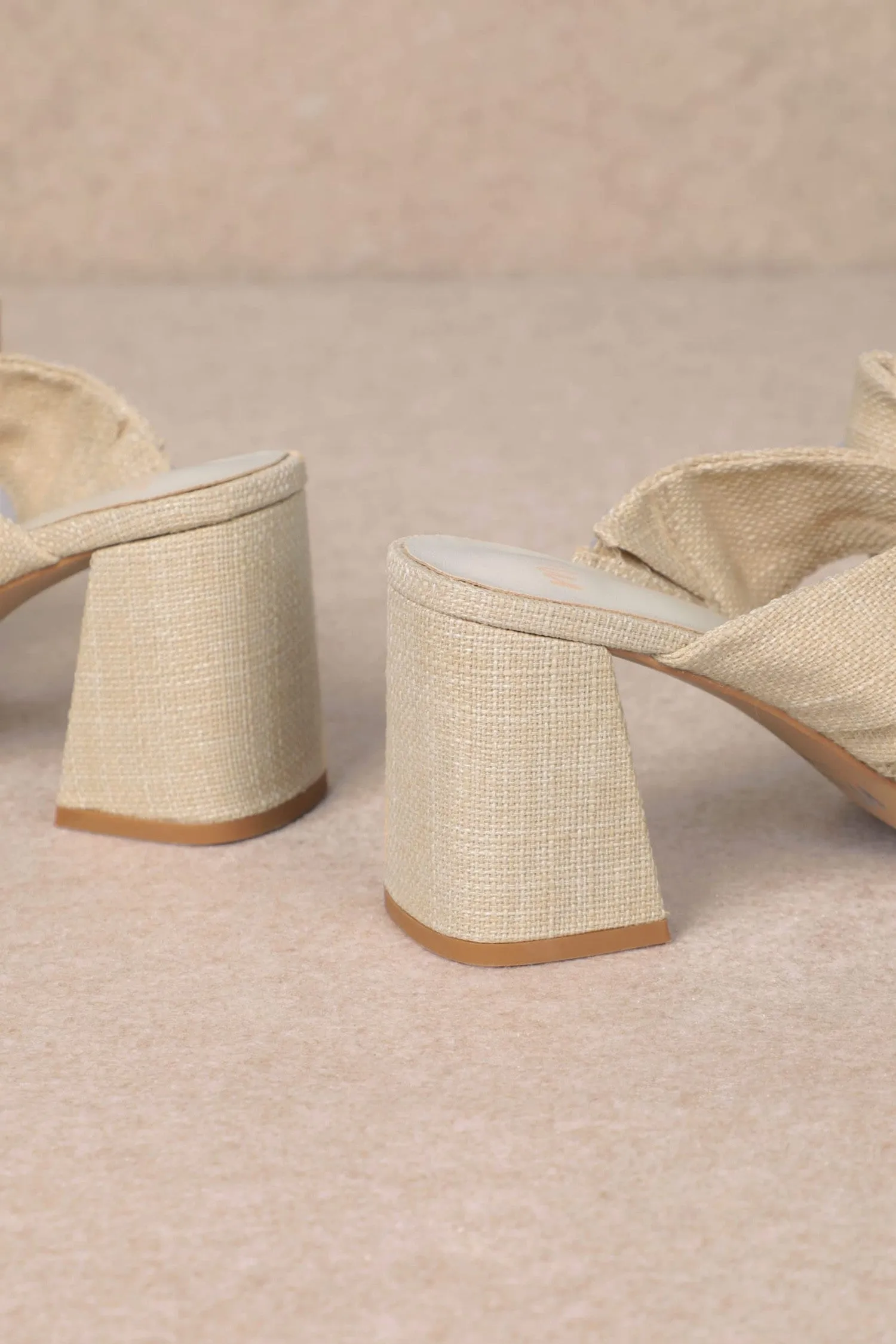 Young Wild & Free Double Bow Strap Heels